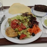 Meal at Refeitório da Sociedade Portuguesa de Naturalogia in Lisbon