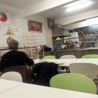 The cantine's main room at Refeitório da Sociedade Portuguesa de Naturalogia in Lisbon