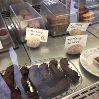 some of the cakes and sweets at Cukrárna in Brno