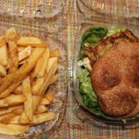 Vegan Village Tofu Burger at Field of Greens in Houston