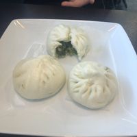Mushroom veggies steamed buns. Would do well with a dumpling sauce  at Field of Greens in Houston