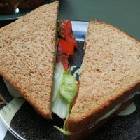 Sandwiches at Simply V in Cardiff