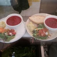 beat soup and salad at Femtopia in Stockholm