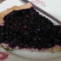 blueberry pie at Femtopia in Stockholm