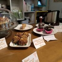 vegan baked goods at Femtopia in Stockholm