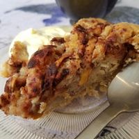 apple cake at Femtopia in Stockholm