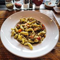 Garden Vegan Pesto Pasta at Dogfish Head Brewing in Rehoboth Beach