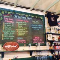 Beer listings  at Dogfish Head Brewing in Rehoboth Beach