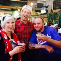 My recently engaged friends had a beer bought for them by Sam Caglione who is the owner/founder of Dogfish Head at Dogfish Head Brewing in Rehoboth Beach