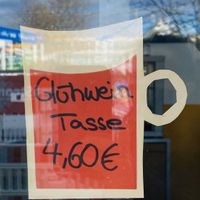 Glühwein available  at Nepomuk in Reutlingen