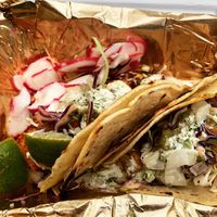 Fried tofu tacos at Spork in Bend