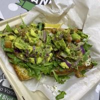 Avocado bruschetta… so big and so good! at Vannucchi Brothers in Hollywood