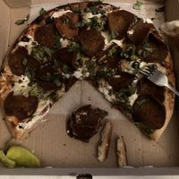 Giant pepperonis… not a fan  at Vannucchi Brothers in Hollywood