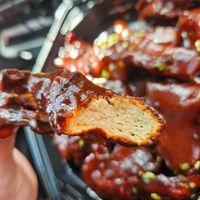 Texture of the wings is incredible at Vannucchi Brothers in Hollywood