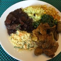 Feijoada and more. at O Vegetariano Gourmet in Sao Paulo