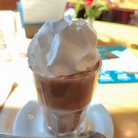 Vegan iced chocolate drink at Sol in Konstanz