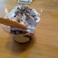 Chocolate icecream cup (take away version) at Sol in Konstanz