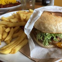 Asia burger at Sol in Konstanz