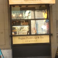 Vegan pudding stall at Sai Plant Deli by Vegan Pudding & Co. in Vancouver