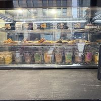 New offerings top two shelves   at Sai Plant Deli by Vegan Pudding & Co. in Vancouver
