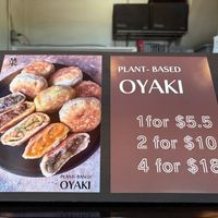 Oyaki menu  at Sai Plant Deli by Vegan Pudding & Co. in Vancouver