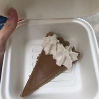 Chocolate tart at Sai Plant Deli by Vegan Pudding & Co. in Vancouver