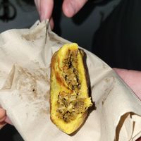 cheesy keema at Sai Plant Deli by Vegan Pudding & Co. in Vancouver