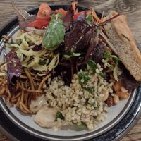 My plateful at Seeds to Totnes in Totnes