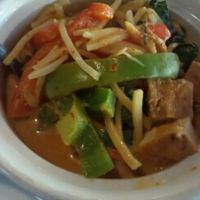 red curry at Basil in Charleston