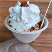 Vegan sundae at Earnest Ice Cream - Quebec St in Vancouver