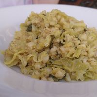 Orzo salad at Sali and Pistacchi in Domodossola