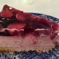 Cheesecake at Sali and Pistacchi in Domodossola