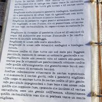 Part of their info about choosing organic & local ingredients 🍀 at Sali and Pistacchi in Domodossola