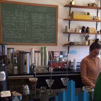 menu board at Red Hook Coffee in Detroit