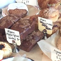 vegan baked goods at Red Hook Coffee in Detroit