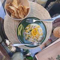 Must Try! Cauliflower & Mango ceviche 5* at Escarola in Guanajuato
