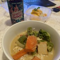 Yellow curry with tofu   at EZ Thai in Coos Bay