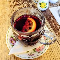 Mulled wine at Roseleaf in Edinburgh