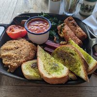 Vegan breakfast at Roseleaf in Edinburgh