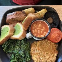 Vegan breakfast   at Roseleaf in Edinburgh