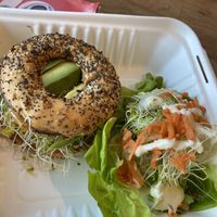 The Santi
Peanut Butter, tofu egg salad, avocado, sprouts, and Sriracha at Southern Roots Filling Station in Jacksonville