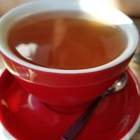 Hibiscus tea at Southern Roots Filling Station in Jacksonville