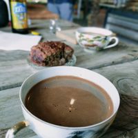 Greek fair trade coffee at Andriakon in Andros