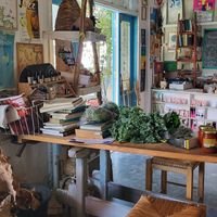 The shop at Andriakon in Andros