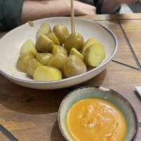Patatas con mojo   at La Teya in Gijon