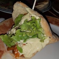 Vegan kebab seitan  at La Teya in Gijon