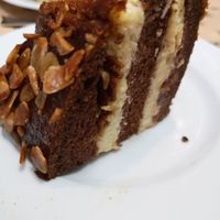 Vegan cake at Chimera in Krakow