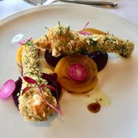 Zucchini Flowers at Matteo's in Fitzroy North