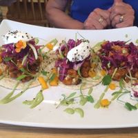 BBQ Cauliflower Tacos at Offbeet in Wickham