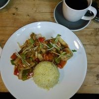 Sweet 'n' sour chick-ken at Offbeet in Wickham